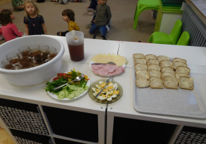 kanapkowy bufet dla dzieci