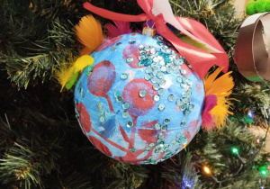 ozdoba choinkowa bombka